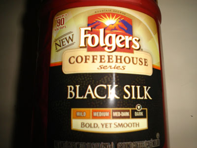 Folgers Black Silk Caffeine Content
