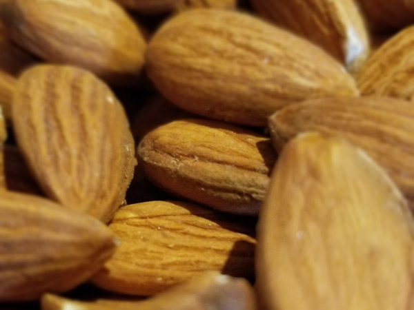 almonds in granola bar
