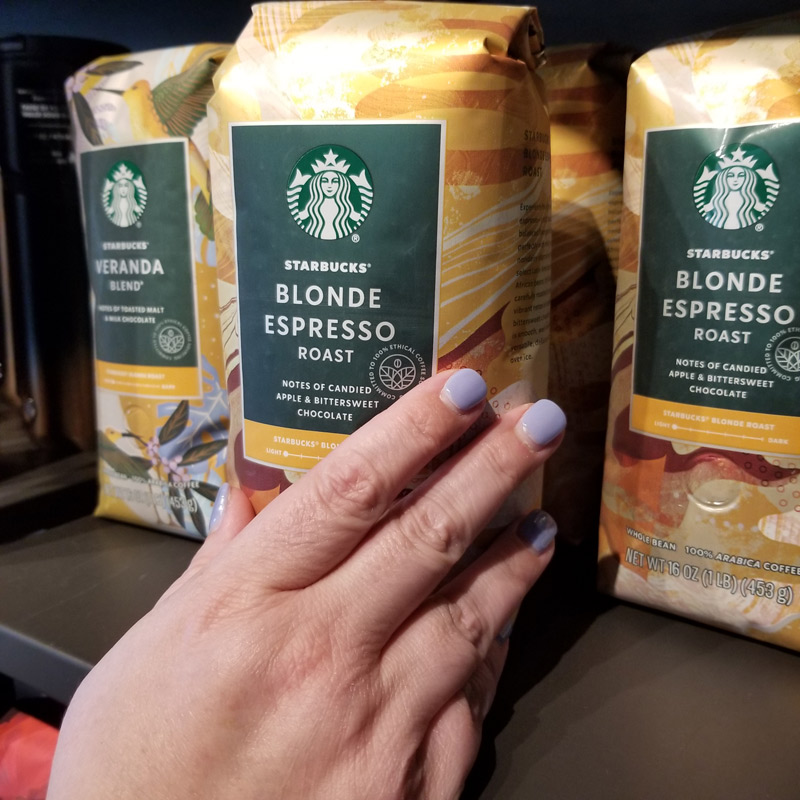 Starbucks Blonde Roast Bag Whole Bean